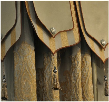 blind cortinas europe luxury curtain fabric jacquard Upholstery ...