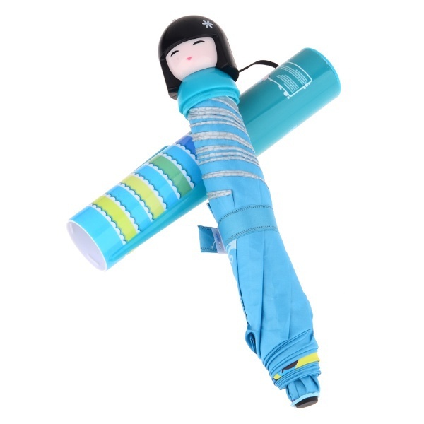 Купить Мода подарок милой kokeshi кукла зонтик мультфильм складной