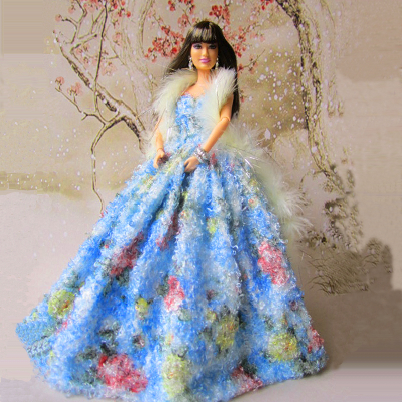 handmade princess barbie doll wedding bridal dress handmade princess barbie doll wedding bridal dress
