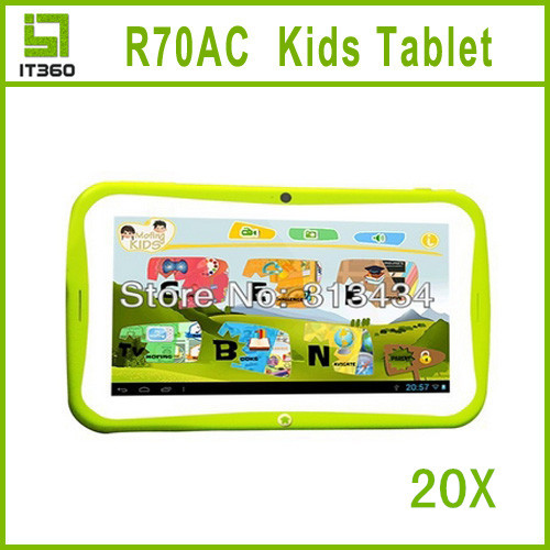 20pcs BENEVE R70AC Children Education Tablet PC 7 inch Dual Core RK3026 Android 4 2 Cortex