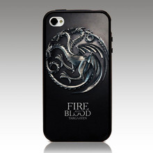 Game of Thrones House Targaryen Hard TPU PC Phone Cover Hard Protective Case for Apple iPhone