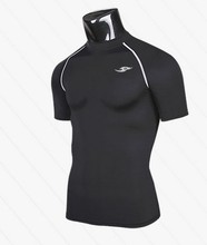 Free delivery of New new styles Men s Multi line sweat dry exercise tight fitness wear