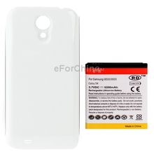 6200mAh Replacement Mobile Phone Battery Cover Back Door for Samsung Galaxy S4 / i9500 White