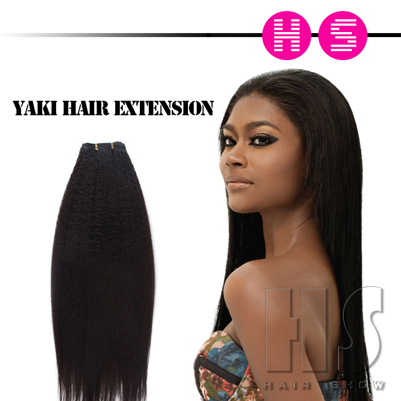 Coarse Yaki / Italian Yaki Straigte Perm Remi Human Hair Weave 5A High ... Coarse Yaki / Italian Yaki Straigte Perm Remi Human Hair Weave 5A High ...