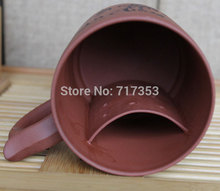 Promotion and free shipping Yixing Large Size Purple Clay Tea Cup Zisha Teacup Purple Grit Tea