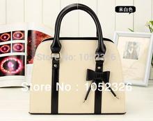 2015 European Noble Pu fashion women bag princess shoulder bags Candy colors butterfly women messenger bags