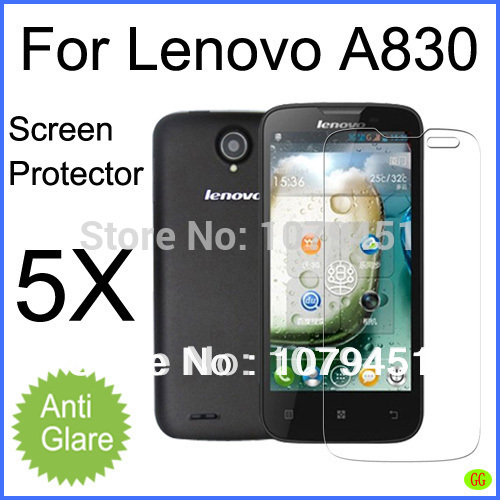 5pcs free shipping lenovo a830 screen protector Matte Anti Glare Anti Fingerprint protective film for Lenovo