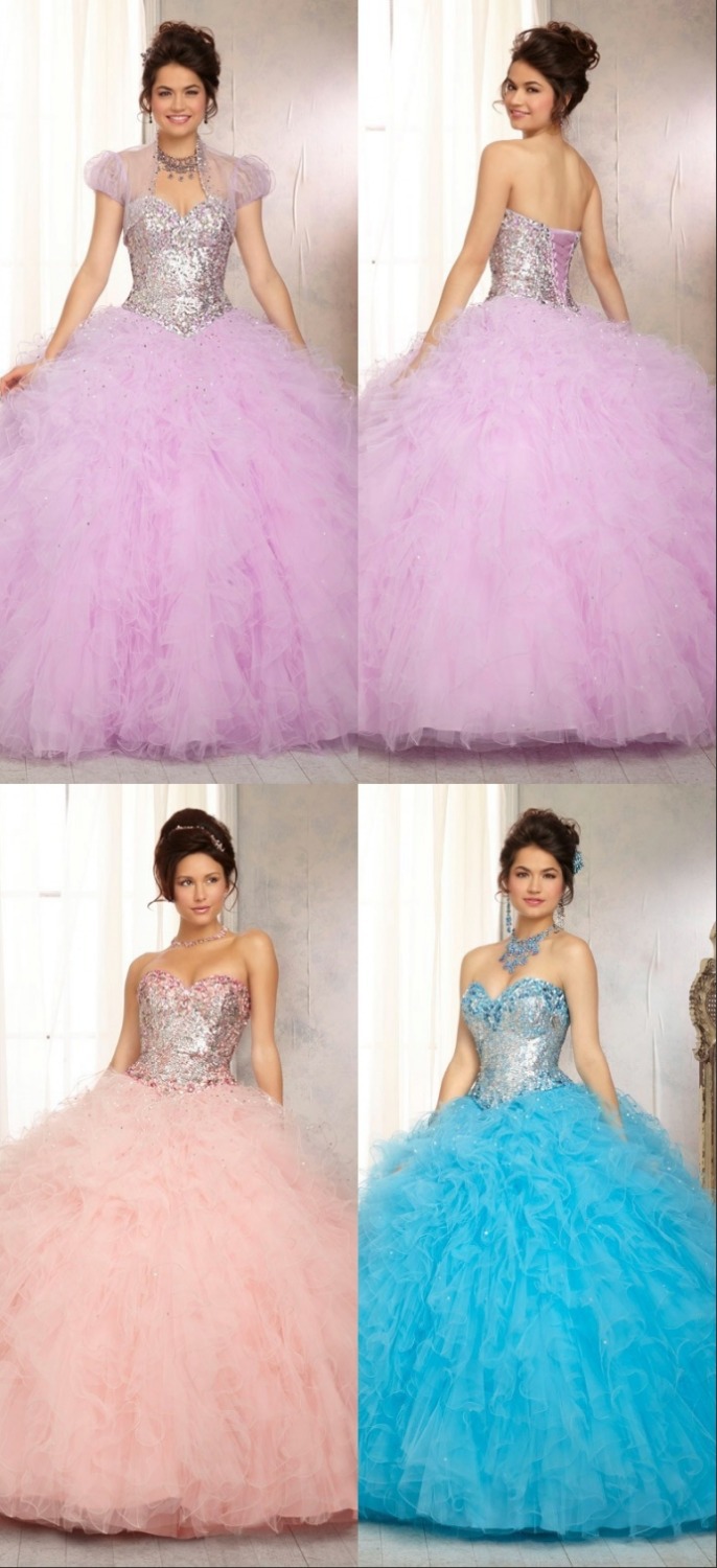 4 Colour Quinceanera Dresses Beading Sweetheart Sleeveless Ball Gown Floor Length Organza Free Jacket Custom Dress
