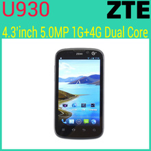 Original ZTE U930 Dualcore 4.3inch Screen 5.0MP Camera 3G Android 4.0 Smartphone