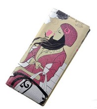 Free shipping Women’s wallet female long design genuine leather cowhide cartoons clutch 2014
