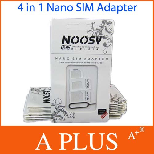 Dhl   500  /lot Noosy Nano Sim   iPhone 4 4S 5 5S 5 6 6   Nano - Sim   