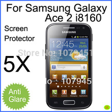 5pcs free shipping Smartphone Samsung Galaxy Ace 2 i8160 screen protector,matte anti-glare LCD protective film new 2014 fashion