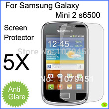 new 5pcs free shipping Andriod Phone  sung Galaxy Mini 2 s6500 screen protector,matte anti-glare LCD protective film.fashion