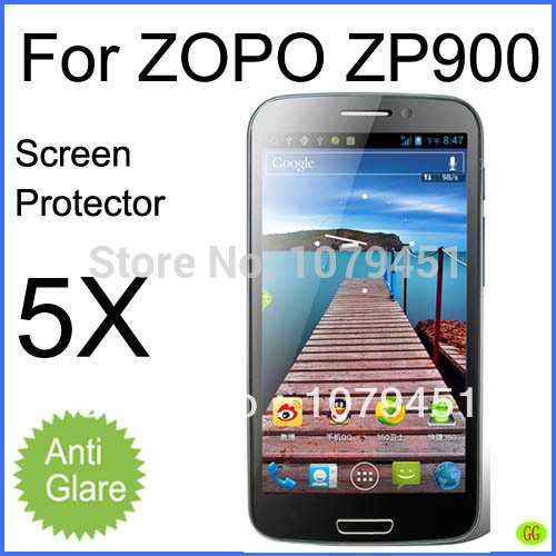 5pcs Free Shipping Cell Phone ZOPO ZP900 Screen Protector Matte Anti Glare LCD Protective Film For