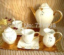 Brand New Bone China tea sets, 21pcs in gift box, also available for coffee