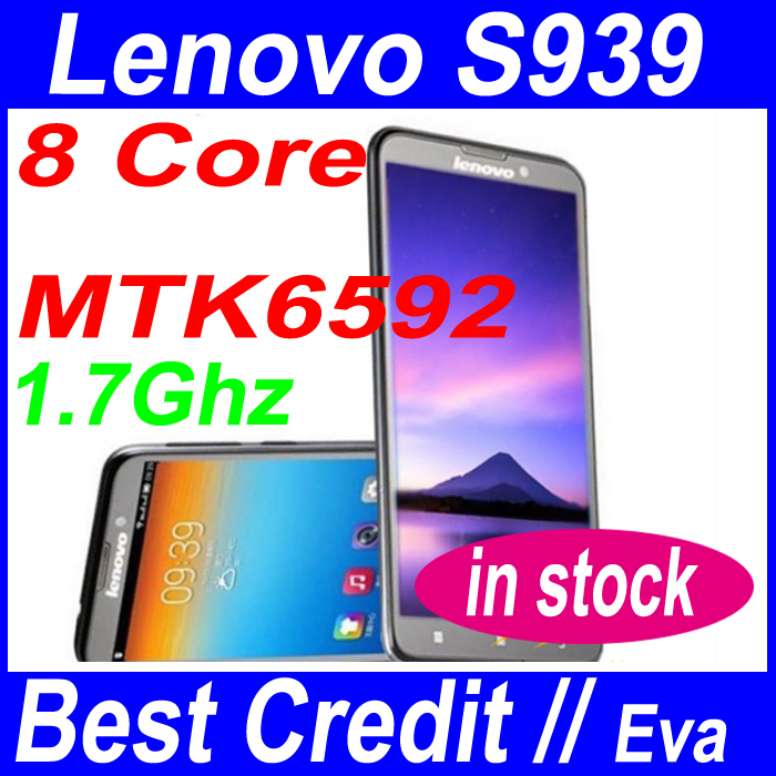 Lenovo S939 phone MTK6592 Octa Core 1 7GHz mobile phone 1GB 8GB 6 IPS 1280x720 8MP