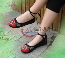 Embroidered shoes multi layered cotton made shoes sole cotton made shoes cotton made strap shoes beijing