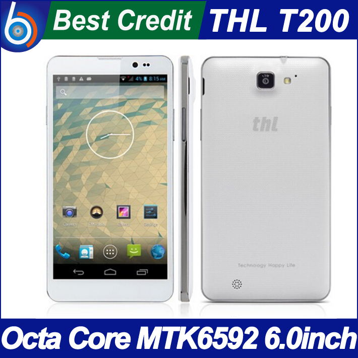Original THL T200 Android 4 2 MTK6592 phone 1 7GHz Octa Core 2gb ram 32gb rom