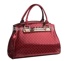 2015 Fashion High quality Pu patent women bag Europe Causal sexy women handbag Luxury women messenger