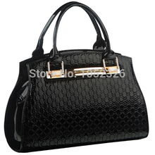 2015 Fashion High quality Pu patent women bag Europe Causal sexy women handbag Luxury women messenger