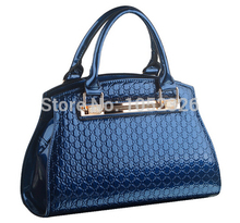 2015 Fashion High quality Pu patent women bag Europe Causal sexy women handbag Luxury women messenger