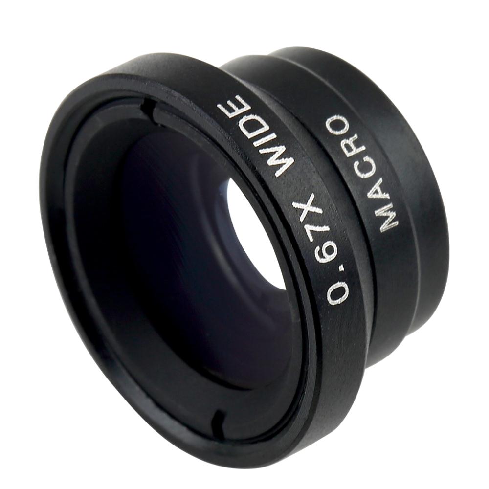 0 67X Macro 0 67X Camera Wide Angle Lens for Mobile Phones for iPhone and Tablets