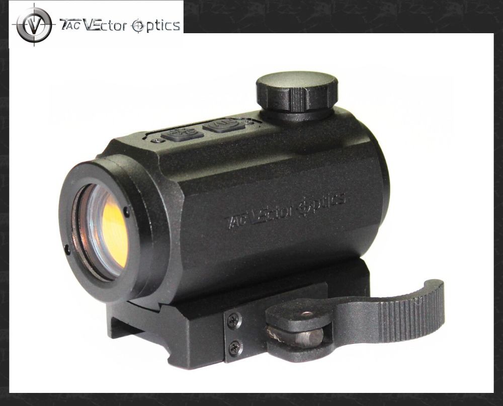 Vector Optics Torrent 1x20 Infrared Red Dot Scope Sight Quick Release 21mm Weaver Mount for Night