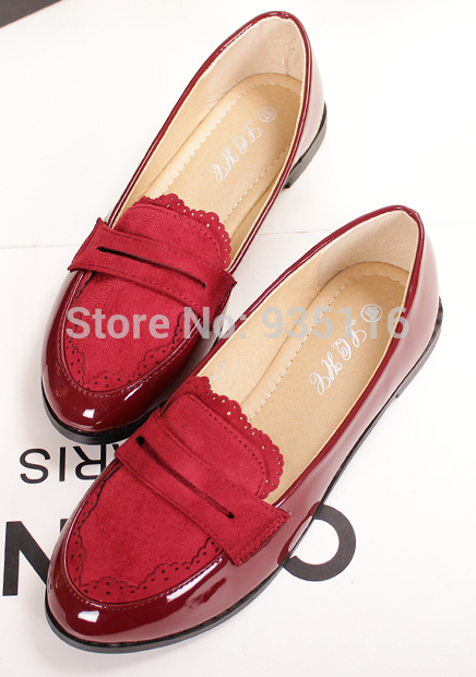 Hot sale Spring Autumn Pu leather Shoes Women Flats 2014 Brand Ladyies Casual Sapatos Femininos Female