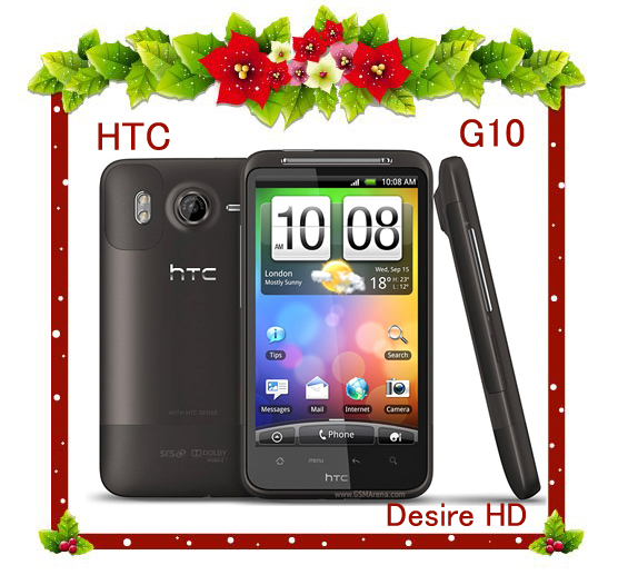 Original HTC Desire HD A9191 4 3 TouchScreen 8MP WIFI GPS Android Unlocked Mobile Phone Free