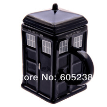 Doctor Who Tardis Mug Ceramic Mug With Removable Lid Cup