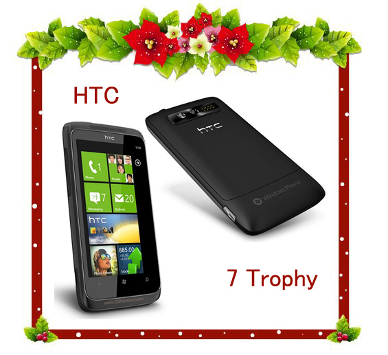 Wholesale Refurbished HTC 7 Trophy T8686 GSM 3G Unlocked Windows phone 3 8 Touchscreen WIFI GPS
