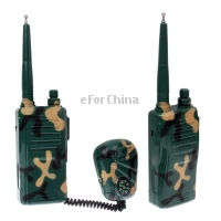 300m Receiving Range Camouflage Interphone with Compass Batteries Walkie Talkie Consumer Electronics