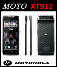 Original XT912 Motorola Android phone Dual Core ROM16GB Camera 8.0MP Bluetooth 4.0 Unlocked  RAZR XT912 refurbished Mobile Phone