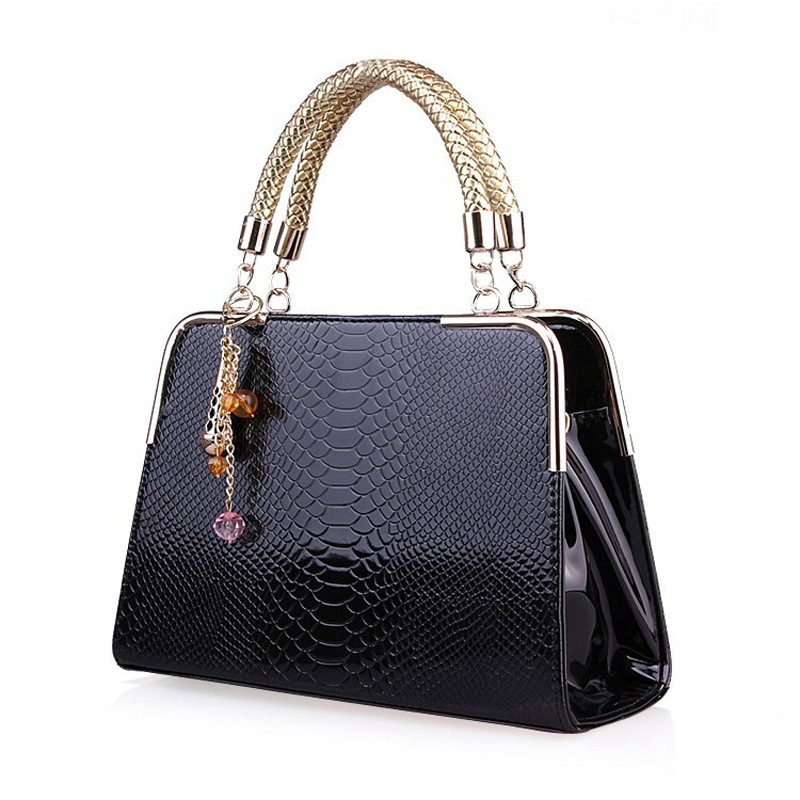 2015 crocodile pattern Pu women handbag diamond fashion women messenger bags sexy ladies fashion women bag
