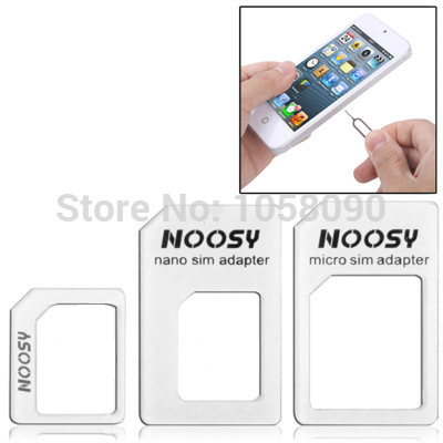    Noosy Nano SIM   Nano  SIM    iPhone 5 5S 4S Galaxy     Pin  