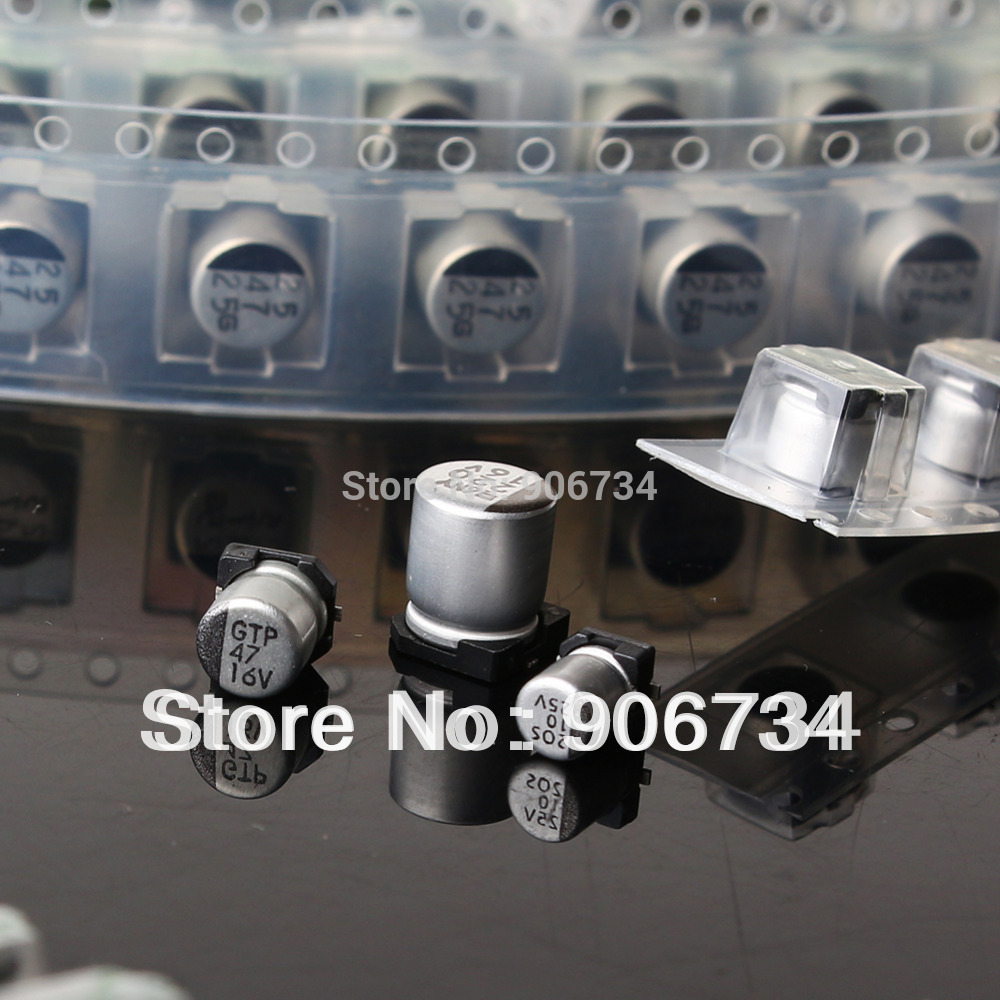 High Quality 1uF 220uF 130pcs 13Value SMD Aluminum Electrolytic Capacitor Assorted Kit Set