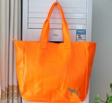Victoria pink neon color large shoulder bag beach bag c1007 work bag