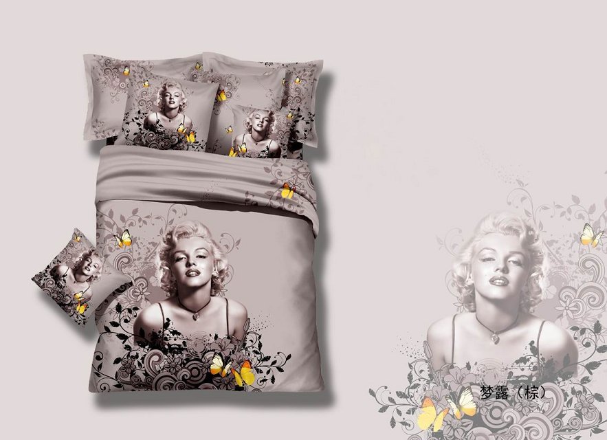Marilyn Monroe Luxury 3D Bedding Set Bed Set Duvet or Quilt Cover ...