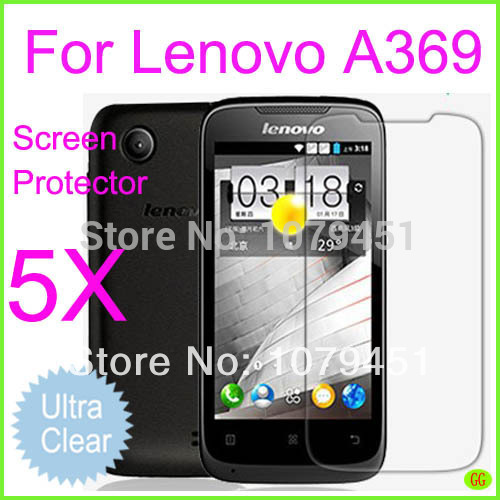 5pcs free shipping android phone screen protector for Lenovo A369 mobile phone ultra clear Lenovo A369