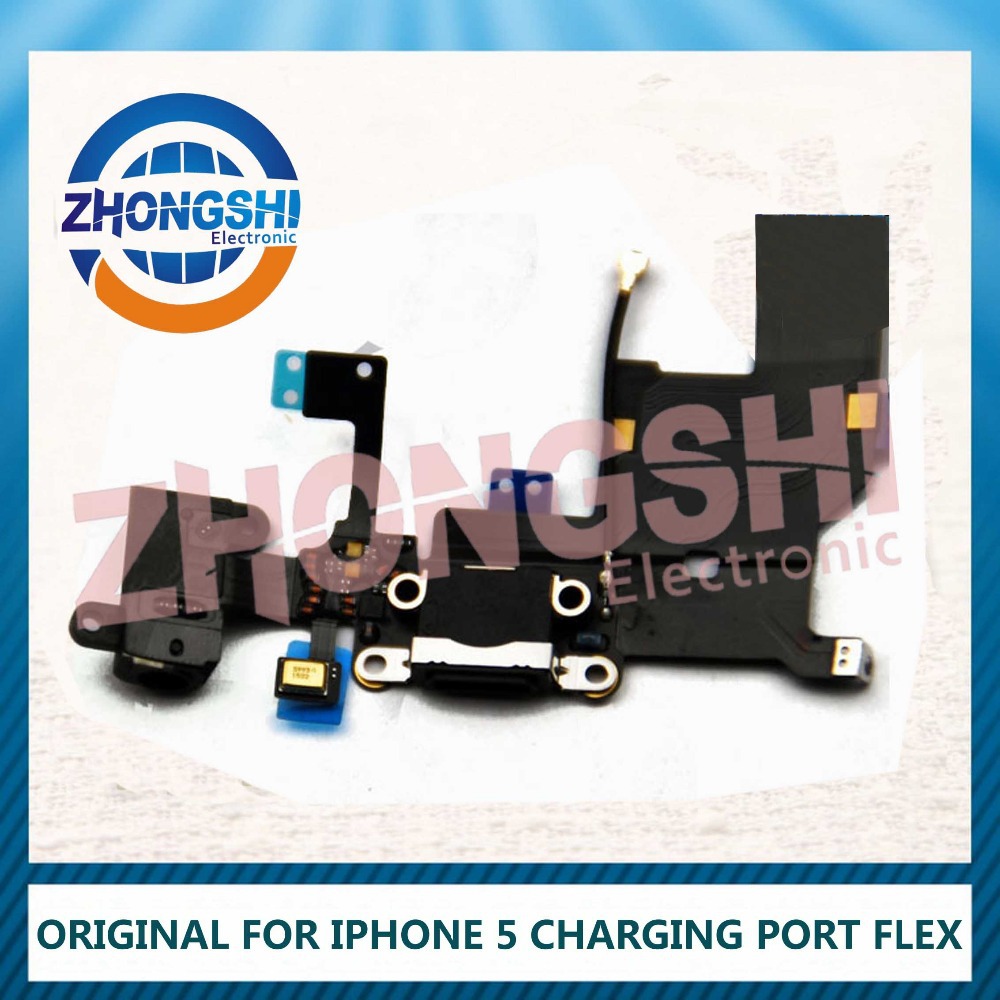 Mobile Phone Replacement Parts for iPhone The 5 generation Dock Connection Charging Flex Cable Repair Parts
