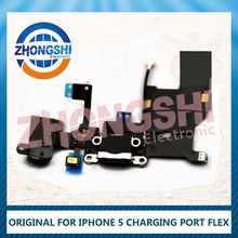 Mobile Phone Replacement Parts for iPhone The 5 generation Dock Connection Charging Flex Cable Repair Parts /Black