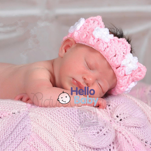 618 New baby headbands boy 717 crochet outfits Toddler infant baby boy Girl princess crown headbands   