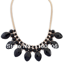 2014 Wholesale Fashion Bohemian Necklaces Pendants Vintage Leaf Three Layers Chunky Elegant Necklace For Women Jewlery