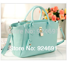 Women Handbag New Candy Colored Handbag Fashion Shoulder Diagonal Lock 8239 women messenger bags lady handbags
