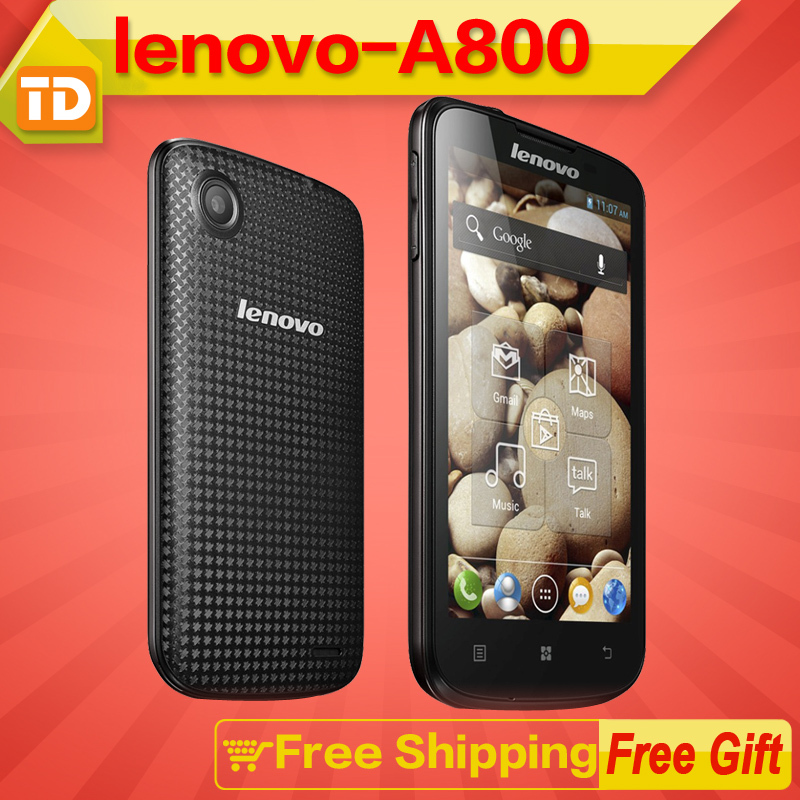 Lenovo A800 MTK6577 dual core SmartPhone 4 5 inch Android 4 0 Mobile Phone Google playstore