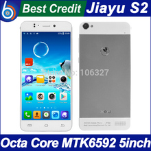 Original jiayu s2 In stock 2GB RAM 32GB ROM wcdma 3G octa core MT6592 1 7Ghz