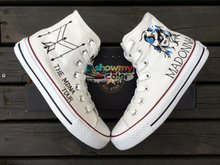 Men Womens Madonna Hand Painted Converse Custom Sneaker Fashion Shoes