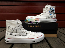 Men Womens Madonna Hand Painted Converse Custom Sneaker Fashion Shoes