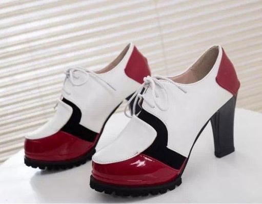 2015 platform pumps Fashion sexy high heeled shoes thin heels round toe platform shoes women s