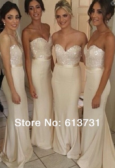 Modern bridesmaids dresses